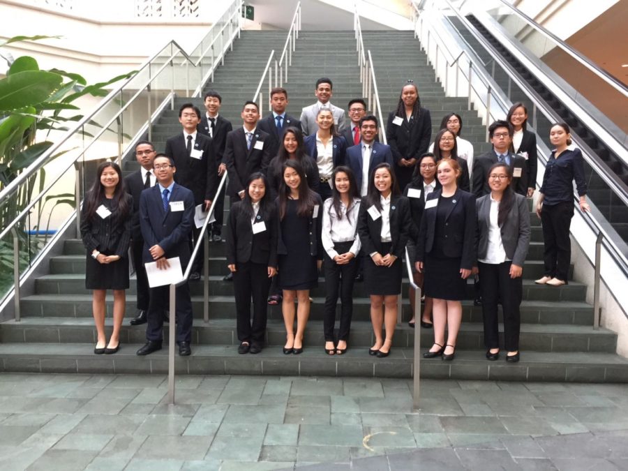 Business elective students at the state competition in 2018. Photo courtesy of L. Potterton. 