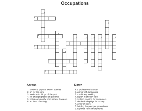 Crossword created by Kalani Leo staff.