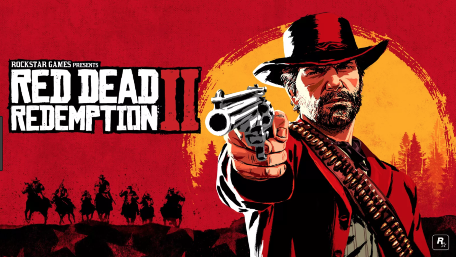 Red+Dead+Redemption+2+is+a+western-themed%2C+action+video+game+created+and+published+by+Rockstar+Games.+It+is+available+on+Xbox+One+and+PlayStation+4.+Rockstar+publicity+poster+2018.+
