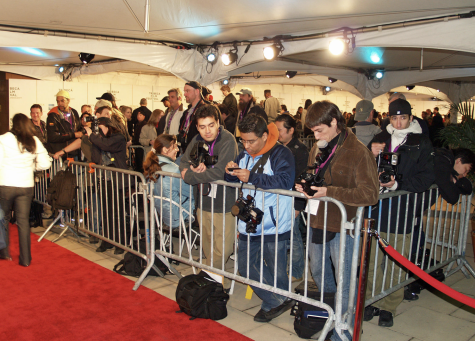 Celebrity Photographers at the Tribeca Film Festival on April 26, 2007. Wiki Commons.