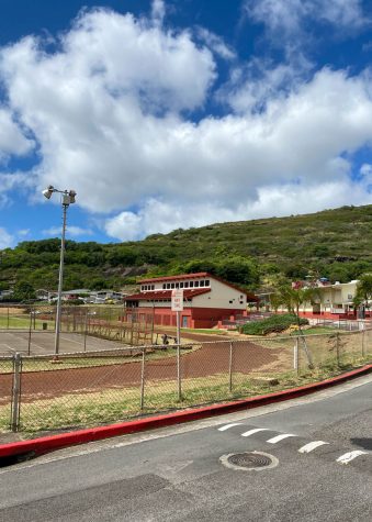 The track, locker rooms, and gym are located at the entrance to Kalani High School. This photo embodies our school because it showcases sports and athletics, which are vital to Kalani as many students participate.  This photo figuratively represents the athletic department, which you could consider to be Kalani’s pride. 