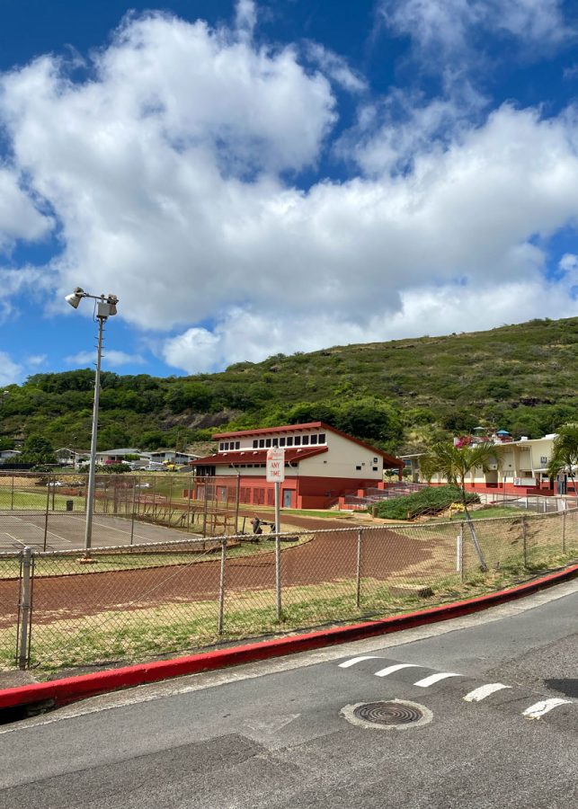 The+track%2C+locker+rooms%2C+and+gym+are+located+at+the+entrance+to+Kalani+High+School.+This+photo+embodies+our+school+because+it+showcases+sports+and+athletics%2C+which+are+vital+to+Kalani+as+many+students+participate.++This+photo+figuratively+represents+the+athletic+department%2C+which+you+could+consider+to+be+Kalani%E2%80%99s+pride.+