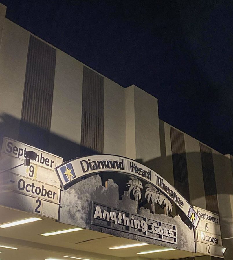 Anything Goes is the last ever show to be performed at Diamond Head Theatre and will end on Sunday, Oct. 2, due to the rebuilding of the theater next door. However, this theater has historical significance. It was built in 1915 and it’s America’s third oldest running community theater. Due to its significance, they aren’t knocking it down according to the Diamond Head Theater website.