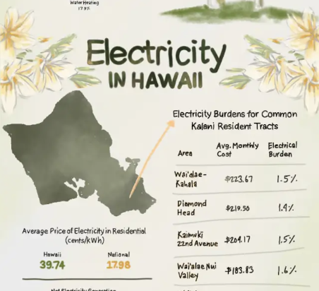 Electricity usage in Hawai'i